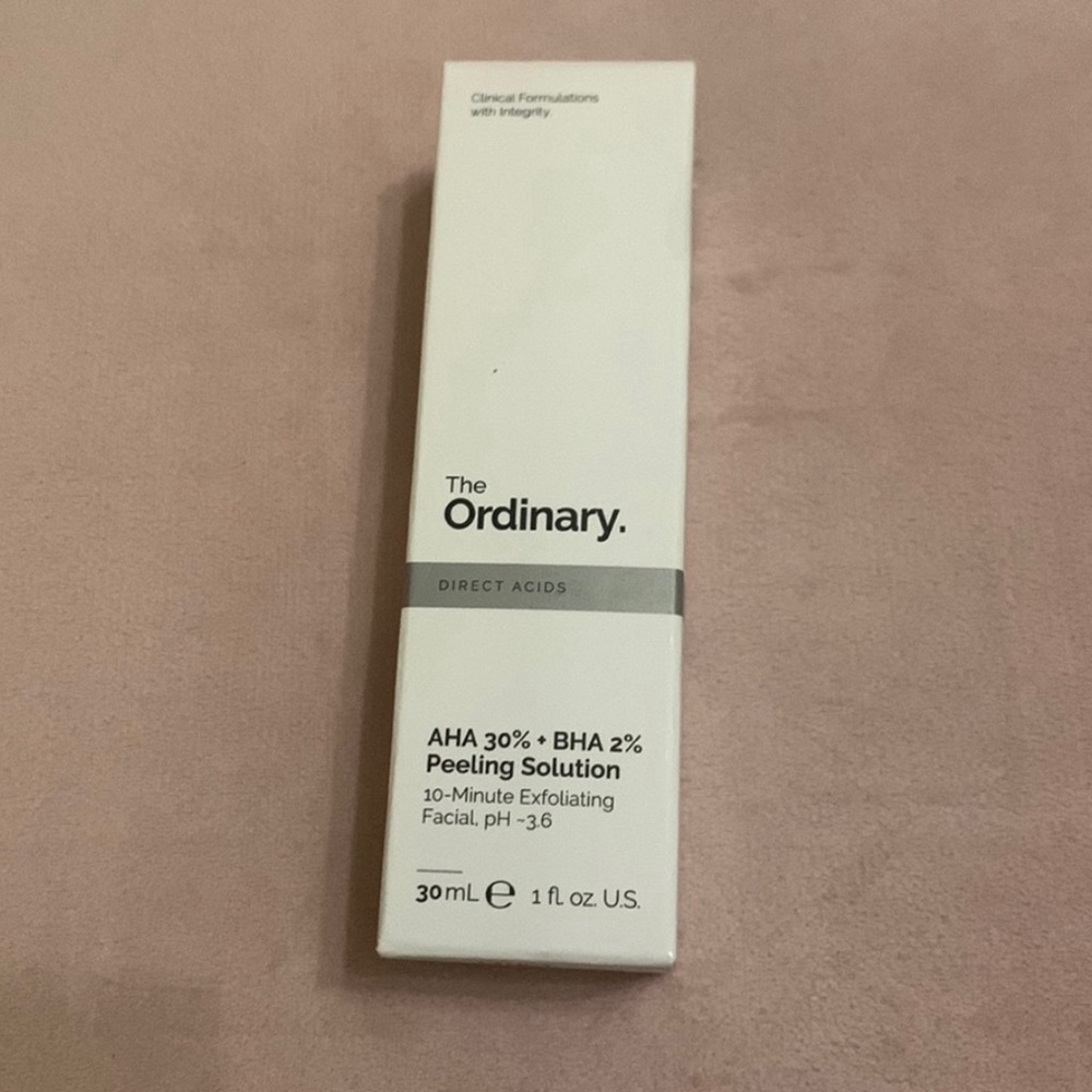 The Ordinary AHA30% BHA2% peeling solution